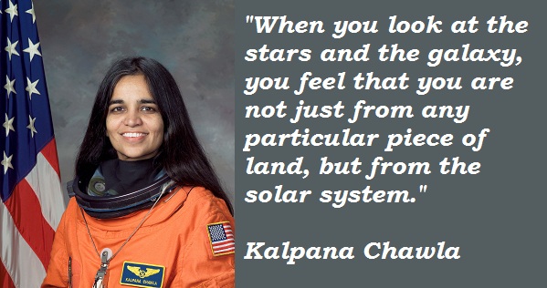 KALPANA CHAWLA – STILL ALIVE IN OUR HEART – SPARKLE WORDS, social blog